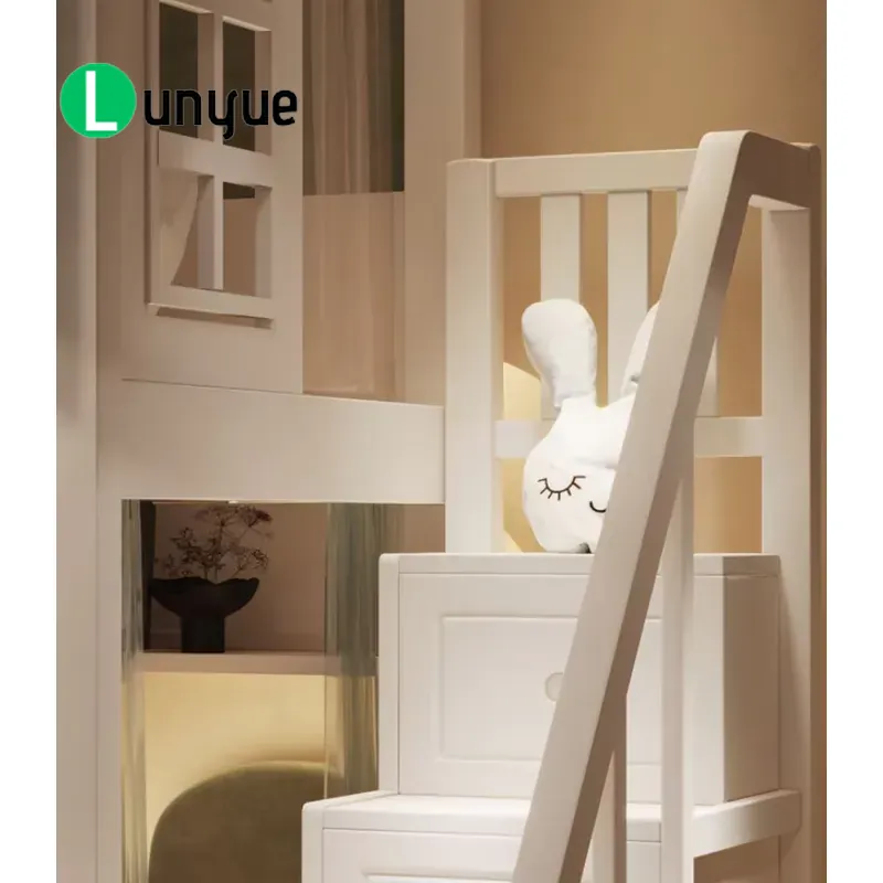 سرير بطابقين بتصميم قلعة إبداع - مراجعة Bunk Bed With Stairs And Slide وسعره