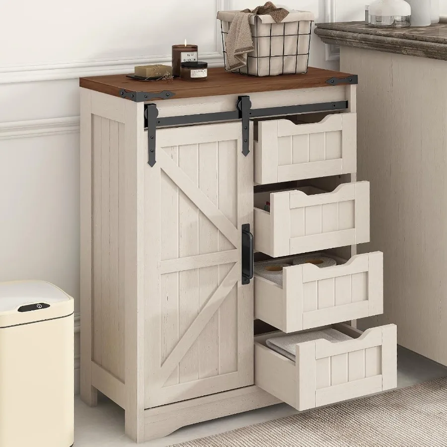 خزانة تخزين للحمام بتصميم ريفي - مراجعة Storage وسعره