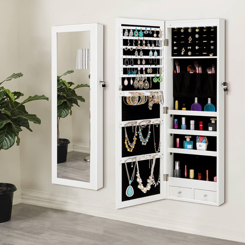 مرآة لتزيين الجسم بالكامل، مرآ - مراجعة Full Length Mirror Jewelry Armoire وسعره