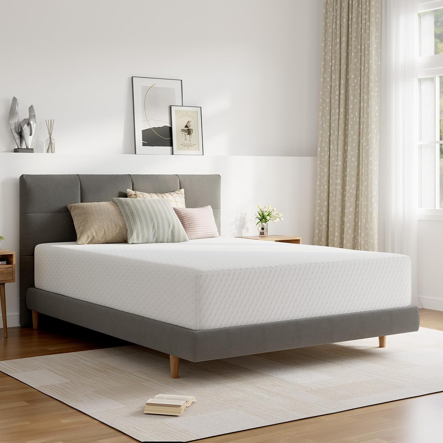 مرتبة ميموري فوم بحجم كينج 12  - مراجعة Memory Foam Mattress In A Box Queen وسعره