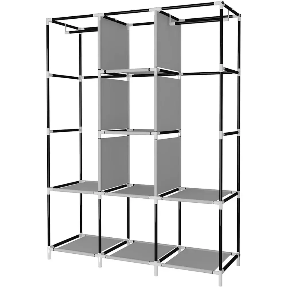 خزانة ملابس محمولة، منظم ملابس - مراجعة Wardrobe Closet Portable Fabric Cover وسعره